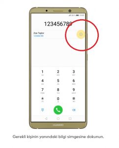Huawei mate 10 numara engelleme