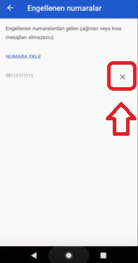 General mobile gm 9 Pro numara engelleme