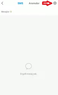 Xiaomi redmi note 7 SMS engelleme