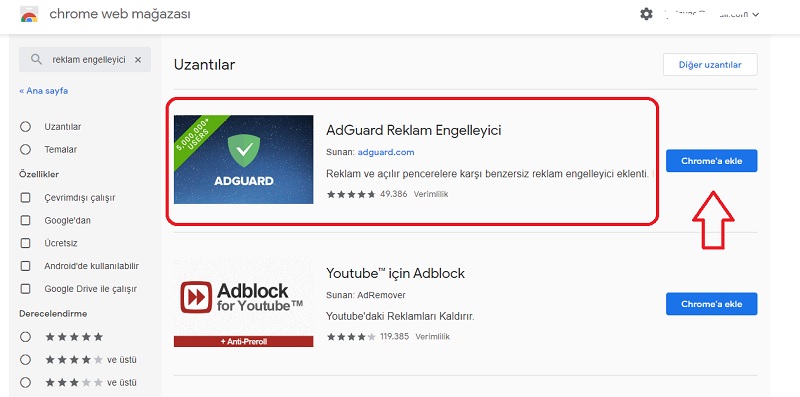 Web sitesi reklamlarını engelleme