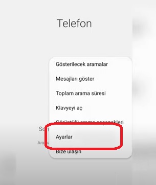 Rehberde kayıtlı olmayan numaraları engelleme Samsung