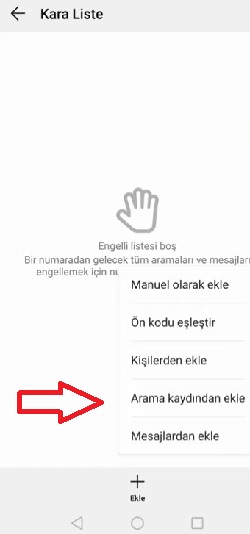 Huawei kara listeye nasıl girilir