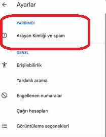 Spam numara ENGELLEME