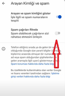 Spam numara ENGELLEME