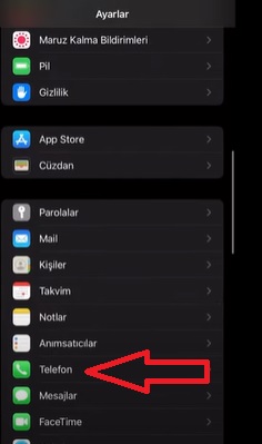 iPhone sessize alınan arama açma