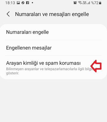 Samsung telefonlarda Ak Parti SMS üyeliği iptali