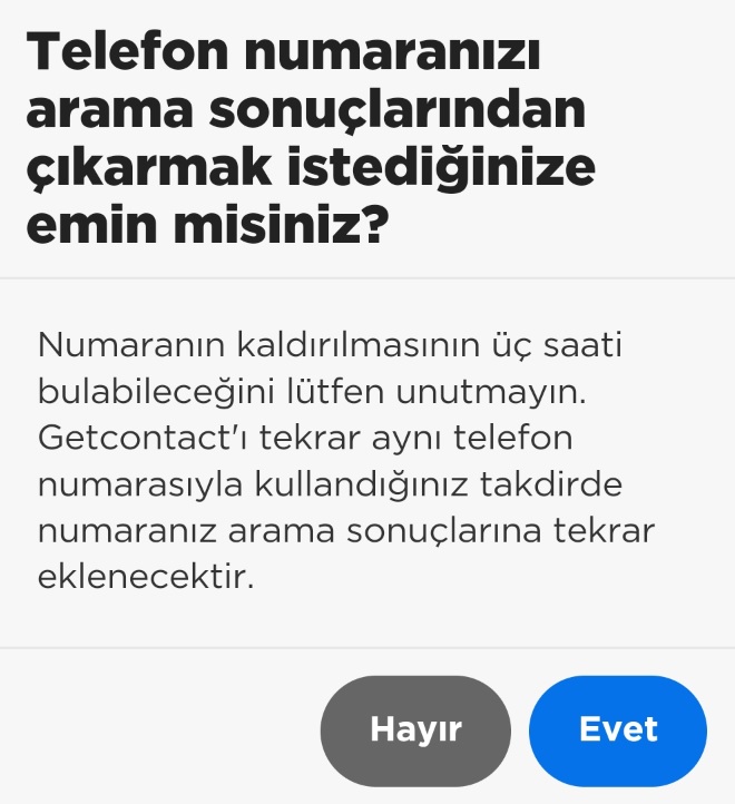 Getcontact kaldırılan etiketler görünür mü