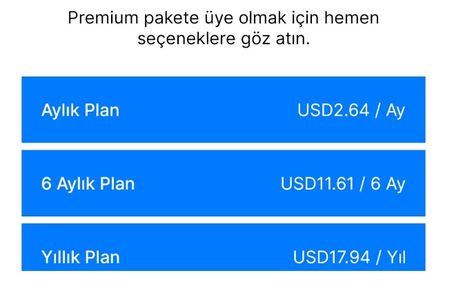 Getcontact premium kaç TL 2025